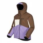 Picture Blouson Ski Seen Cocoa Brown Paisley Présentation