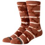 Stance Chaussettes Stripes Socks Mojo Crew Brown Présentation