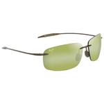 Maui Jim Lunettes de soleil Breakwall Shiny Trans Khaki Green Maui Ht MauiPure Présentation