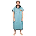 All-In Poncho Classic Light Waffle Ponchos Night Blue Présentation
