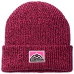 Columbia Bonnet Youth Whirlibird Cuffed Beanie Pink Ice Black Marled Mountains Présentation