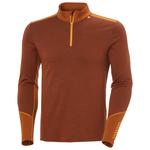 Helly Hansen Sous-vêtement technique Lifa Merino Midweight 1/2 Zip Iron Oxide Présentation