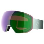 Salomon Masque de Ski Radium Pro S White Moss Sigma Emerald Présentation