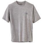 Patagonia Tee-shirt de rando M's Cap Cool Daily Graphic 73 Skyline Feather Grey Présentation