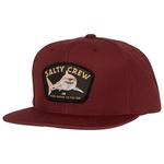 Salty Crew Casquettes Lurking 6 Panel Burgundy Présentation
