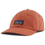 Patagonia Casquettes P-6 Label Trad Cap Quartz Coral Présentation