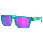 Oakley Lunettes de soleil Holbrook Xxs Transparent Arctic Surf Prizm Violet Présentation