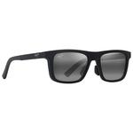 Maui Jim Lunettes de soleil Moaka Matte Black Neutral Grey Mineral Superthin Présentation