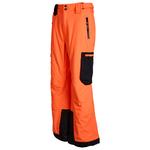Watts Pantalon Ski Xgrab Noir Orange Fluo Présentation