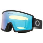 Oakley Masque de Ski Target Line L Matte Black Hi Yellow + Dark Grey Présentation