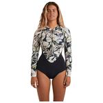 Billabong Shorty Salty Dayz Natural LS Spring Black Floral Présentation