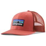 Patagonia Casquettes P-6 Logo Trucker Hat Potters Red Présentation