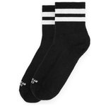 American Socks Chaussettes The Classics Ankle High Black In Black Présentation