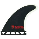 Futures Fins Ailerons Surf Futures Thruster T&C Glenn Pang Fiberglass Black / Red Présentation