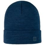 Buff Bonnet Merino Heavyweight Beanie Solid Night Blue Présentation