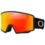 Oakley Masque de Ski Target Line M Matte Black Fire Iridium + Persimmon Présentation