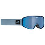 AZR Masque de Ski Track Noir Mat Multicouche Bleu Présentation