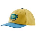 Patagonia Casquettes Kid's Funhoggers Hat Island Turtle Limestone Yellow Présentation