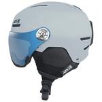 AZR Casque de ski avec visière Slider Visor Glacier Matt Irisé Bleu Multicouche Présentation