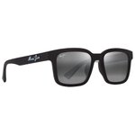 Maui Jim Lunettes de soleil Opiopio Asian Fit Noir Mat Dégradé Blanc Gris Neutre MauiPure Présentation