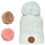 Cabaia Bonnet Angel Face Beanie White Lurex Présentation