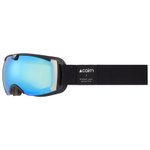 Cairn Masque de Ski Pearl Mat Black Ice Blue Présentation