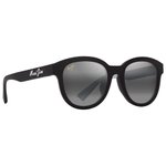 Maui Jim Lunettes de soleil Ihupani Asian Fit Noir Mat Gris Neutre MauiPure Présentation