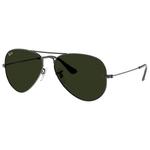 Ray Ban Lunettes de soleil RB3025 Aviator Polished Gunmetal Green G-15 Présentation