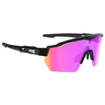 AZR Lunettes de soleil Race Rx Noire Vernie Multicouche Rose Présentation
