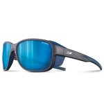 Julbo Lunettes de soleil Montebianco 2 Noir Bleu Blanc Spectron 3 Polarized Présentation