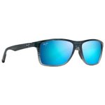 Maui Jim Lunettes de soleil Onshore Bleu Noir Dégradé Bleu Hawaï Minéral SuperThin Présentation