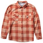 Vissla Chemise Eco-Zy Ls Polar Flannel Barn Red Présentation