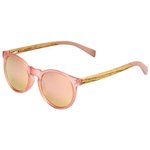 Cairn Lunettes de soleil Hype Mat Transparent Powder Pink Wood Présentation