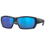 Costa Del Mar Lunettes de soleil Tuna Alley Matte Black Blue Mirror Polarized Présentation