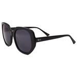 Binocle Eyewear Lunettes de soleil Capri Shiny Black Gradient Grey Polarized Présentation