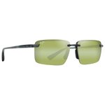 Maui Jim Lunettes de soleil Laulima Vert Feuillage Transparent Brillant Maui Ht MauiPure Présentation