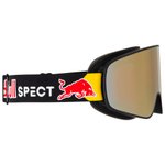 Red Bull Spect Masque de Ski Rush Matt Black Orange Gold Mirror Présentation