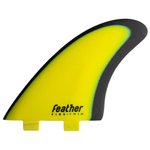 Feather Fins Ailerons Surf Modern Keel FCS II Yellow 