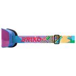 Briko Masque de Ski Chino Graphic Blue Fantasy Steel Pink Base Silver Mirror Présentation