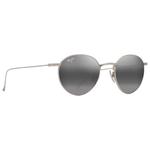 Maui Jim Lunettes de soleil Ka'apeha Matte Silver Neutral Grey MauiBrilliant Présentation