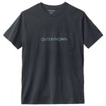 Outerknown Tee-shirt Ok Wordmark Pocket Tee Pitch Black Présentation