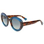 Binocle Eyewear Lunettes de soleil Bianca Shiny Tortoise Grey Blue Gradient Grey Polarized Présentation