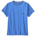 Patagonia Tee-shirt P-6 Logo Responsibili-Tee Abundant Blue Présentation
