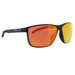 Red Bull Spect Lunettes de soleil Drift Shiny Black Black Rubber Brown Red Mirror Présentation