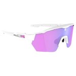 AZR Lunettes de soleil Race Rx Blanche Vernie Multicouche Violet Présentation