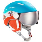 Head Casque visière Mojo Visor Paw Silver Red Présentation