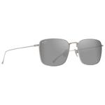 Maui Jim Lunettes de soleil Kahako Matte Silver Hawai Seashine MauiBrilliant Présentation