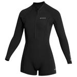 Mystic Shorty Lunar Longarm 2/2Mm Front Zip Black Présentation