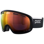 Poc Masque de Ski Fovea Uranium Black Partly Sunny Orange Présentation
