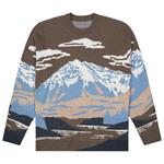 Picture Pull Gibow Knit Sweater Cloudy Landscape Men Présentation
